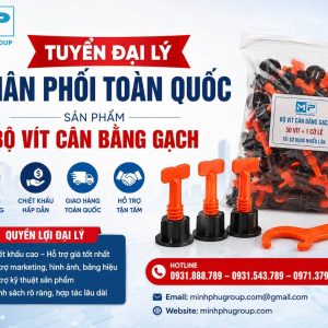 Tuyển đại lý phân phối toàn quốc sản phẩm Ke vít cân bằng gạch