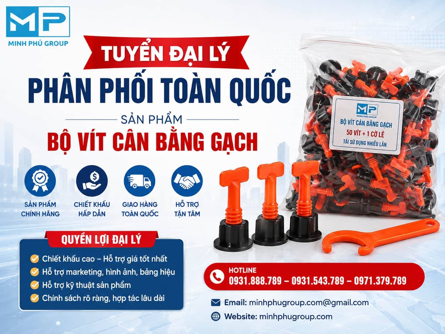 Ke Vít Cân Bằng Gạch Chất Lượng Cao | Đại Lý Phân Phối Toàn Quốc