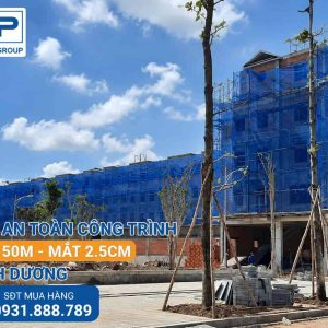 Lưới An Toàn Công Trình 2m x 50m Mắt 2.5cm Xanh Dương