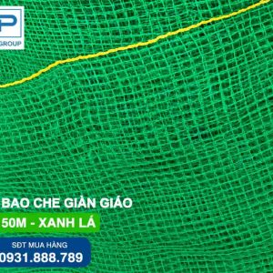 Lưới Bao Che Giàn Giáo 3m x 50m Xanh Lá