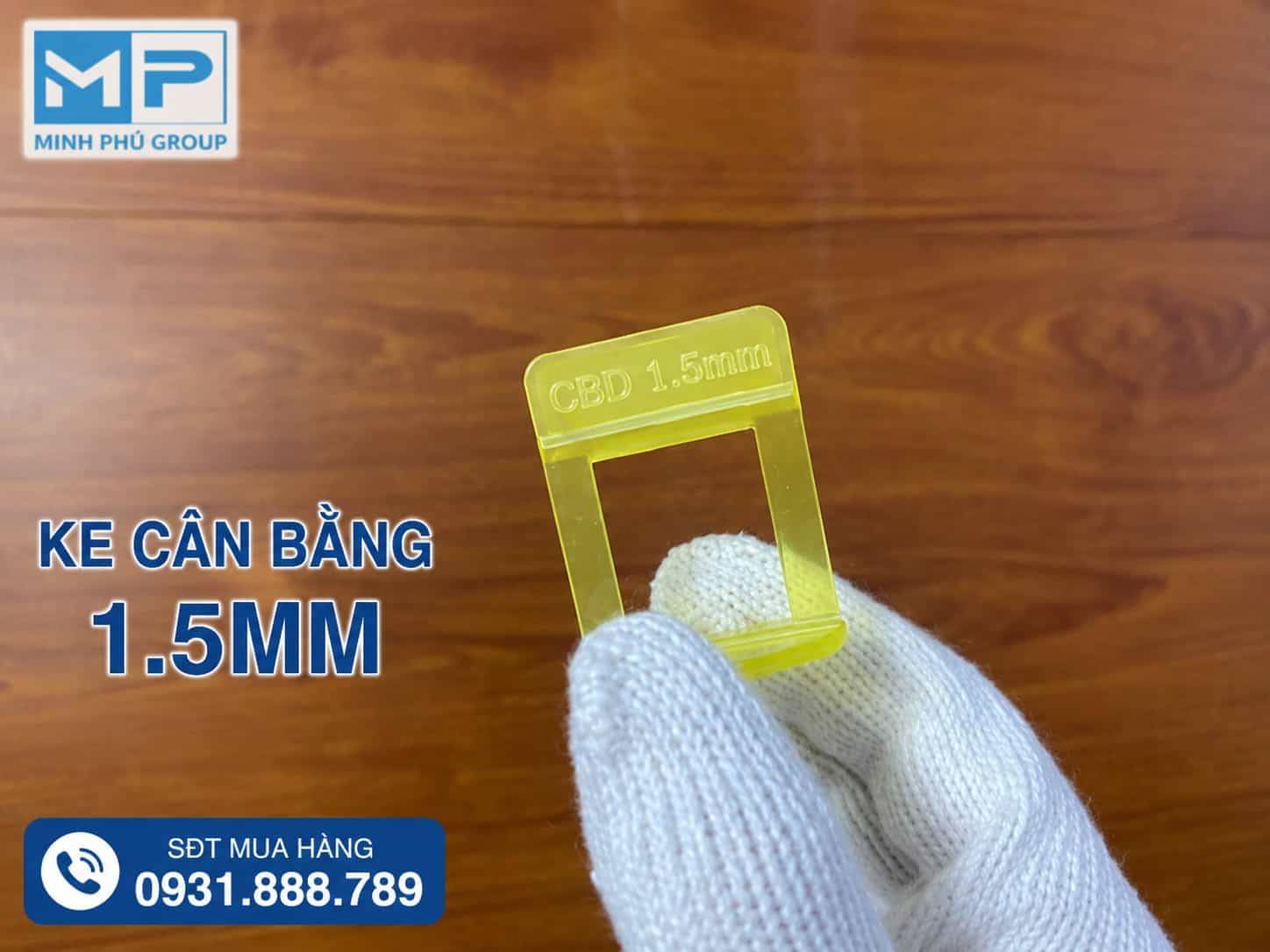 Ke Cân Bằng 1.5mm – Ke Nhựa Cân Bằng Ốp Lát Gạch