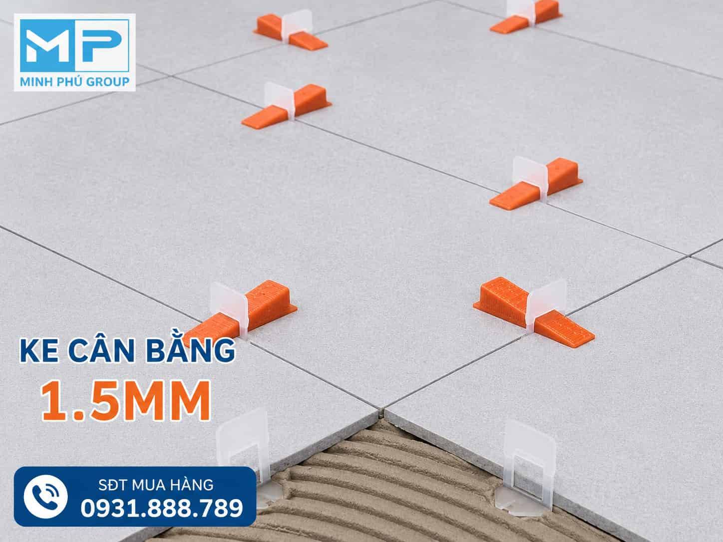 Ke Cân Bằng 1.5mm – Ke Nhựa Cân Bằng Ốp Lát Gạch
