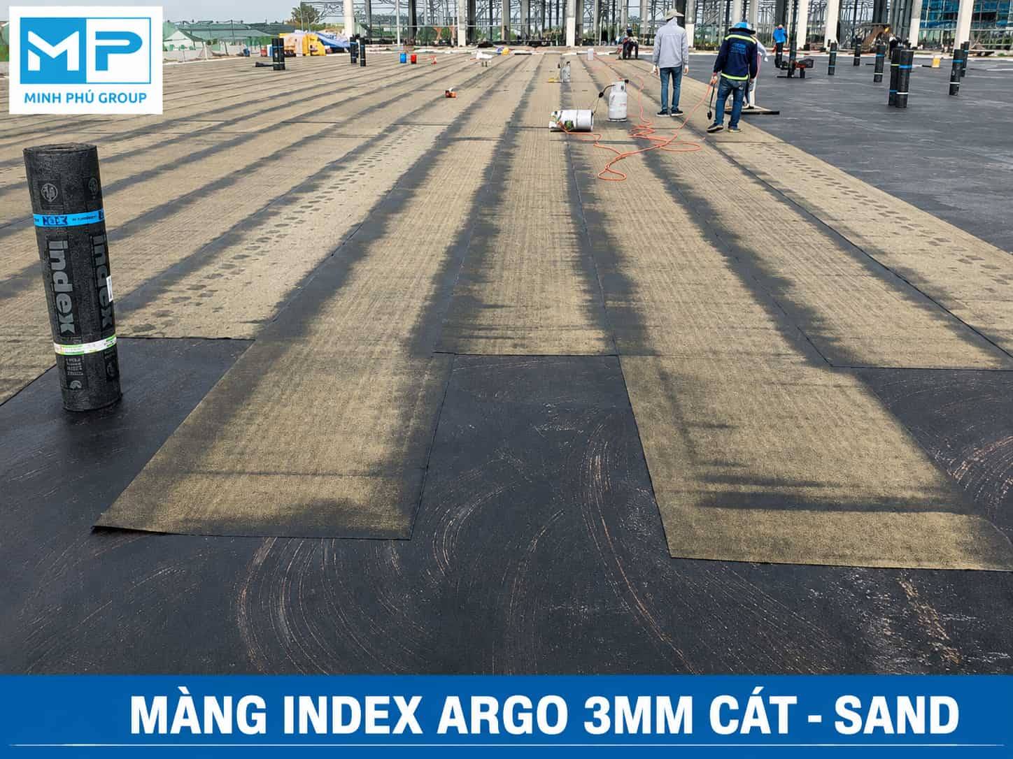 Màng khò chống thấm Index 3mm Sand Cát Italia chính hãng