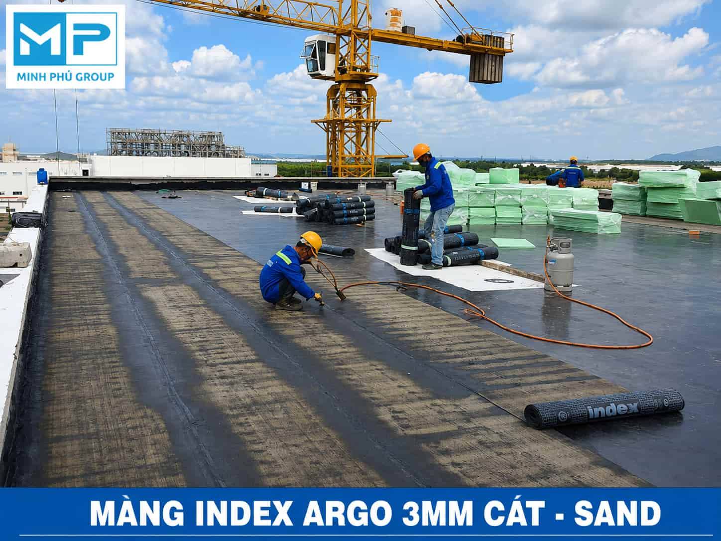 Màng khò chống thấm Index 3mm Sand Cát Italia chính hãng