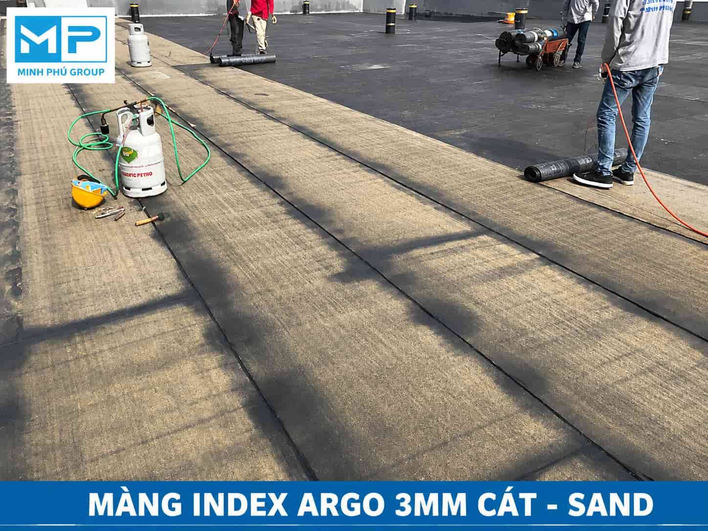 Màng khò chống thấm Index 3mm Sand Cát Italia chính hãng