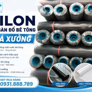 Nilon lót sàn đổ bê tông