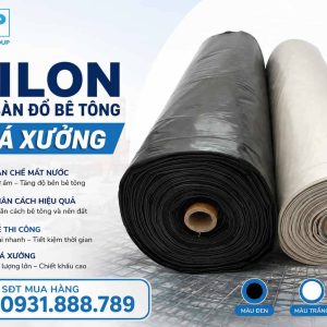 Nilon lót sàn màu trắng, đen