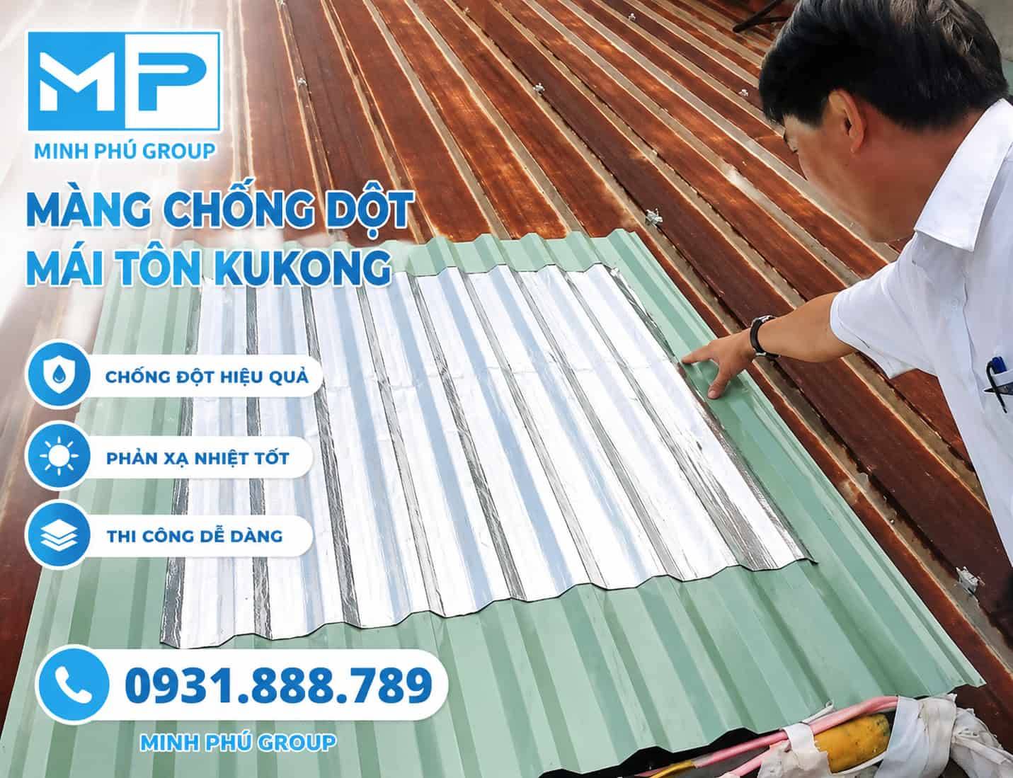 Màng Chống Thấm Tự Dính Kukdong 1mm Hàn Quốc