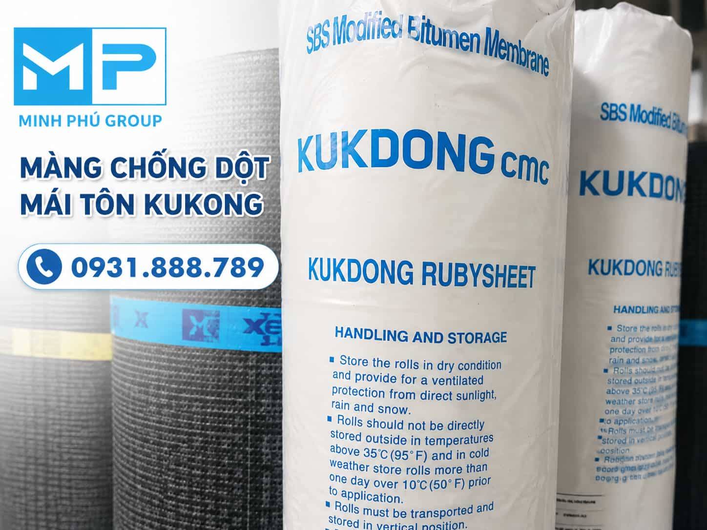 Màng Chống Thấm Tự Dính Kukdong 1mm Hàn Quốc