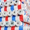 Bạt sọc 3 màu khổ 4mx50m che công trình