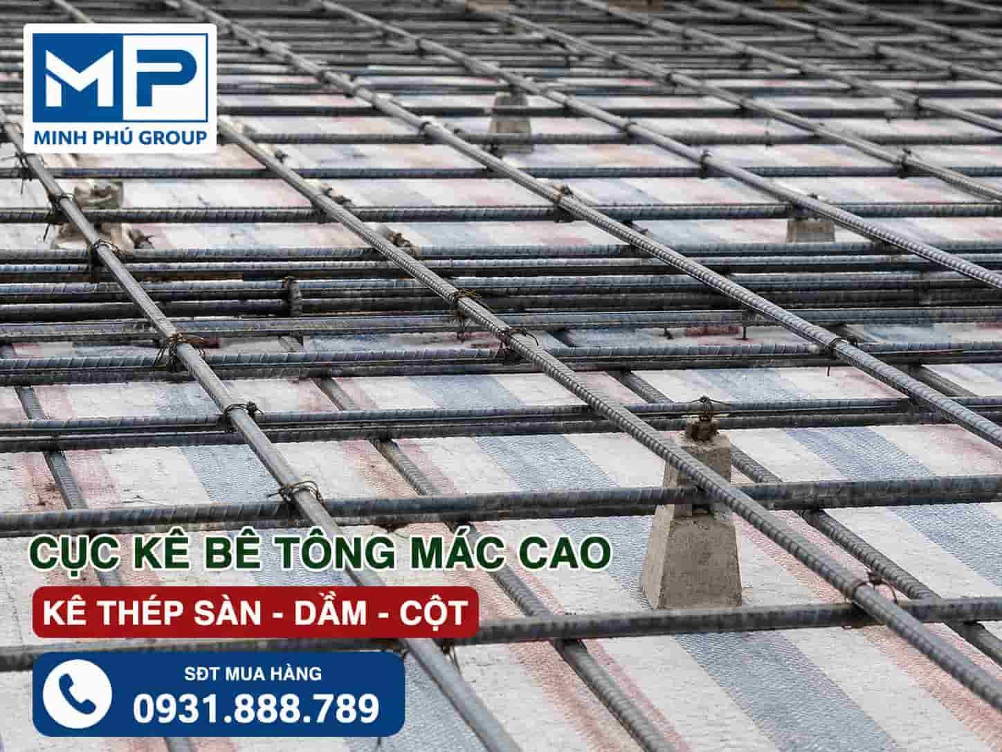 Con kê bê tông mác cao Minh Phú Group 2023
