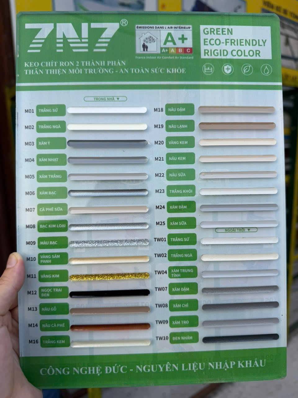Keo 7N7 Ngoài Trời Epoxy 2 Thành Phần Chống Thấm
