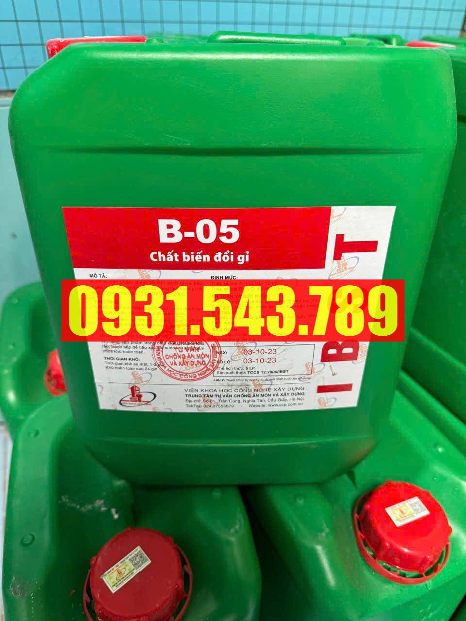 Hoá chất tẩy gỉ sắt thép M05 - Hàng chính hãng - Giao tận nơi. Hotline : 0931.543.789