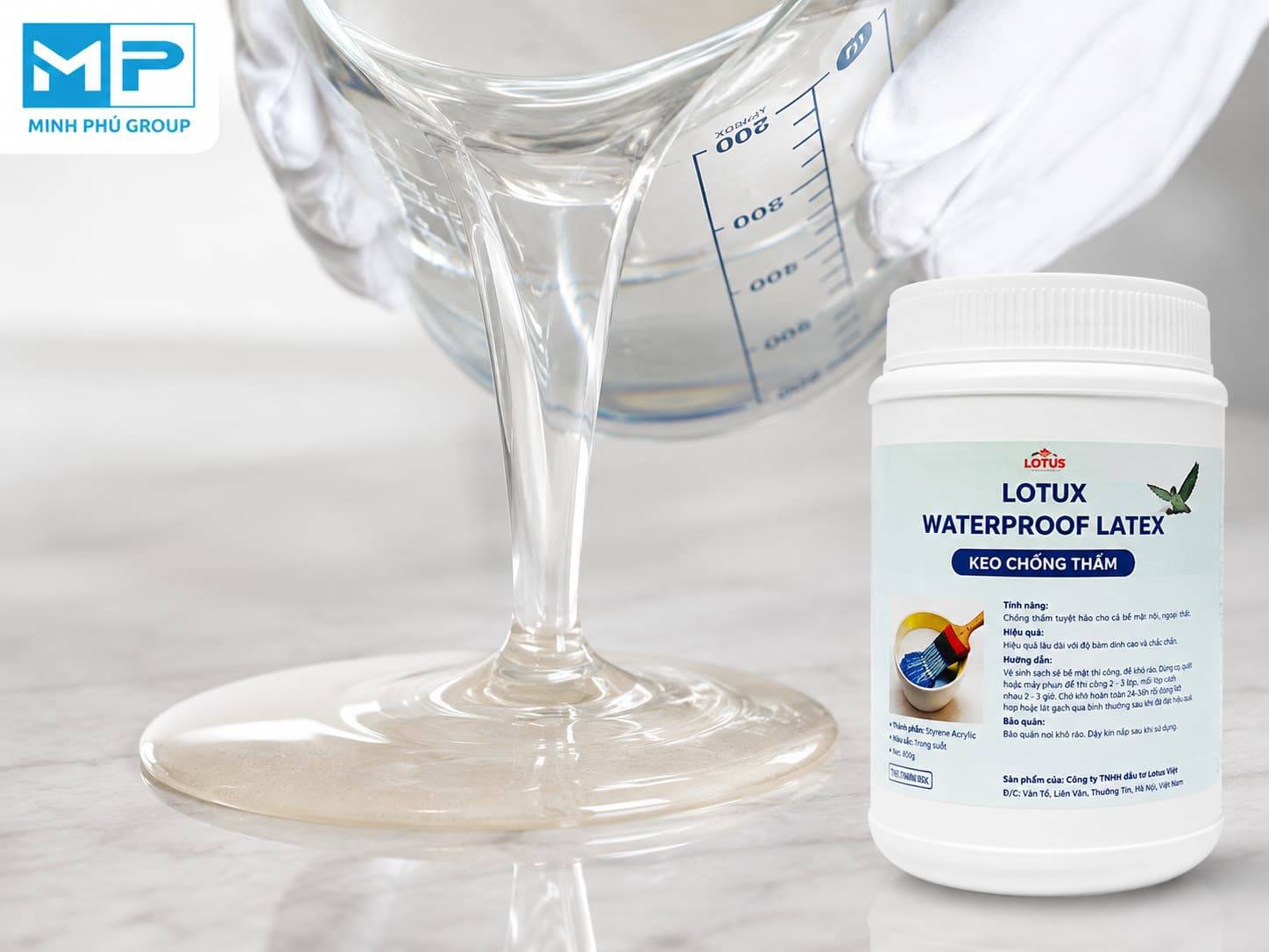Keo chống thấm RELUX WATER PROOF LATEX 800g