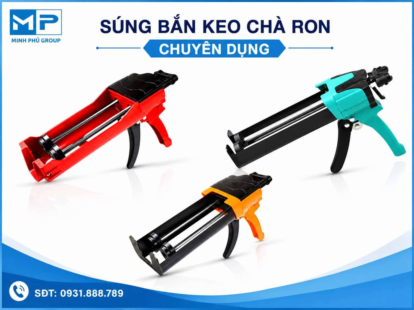 Súng bắn keo chà ron chuyên dụng tại Minh Phú Group