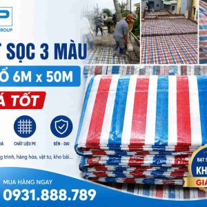 Mua bạt sọc khổ 6m tại Minh Phú Group