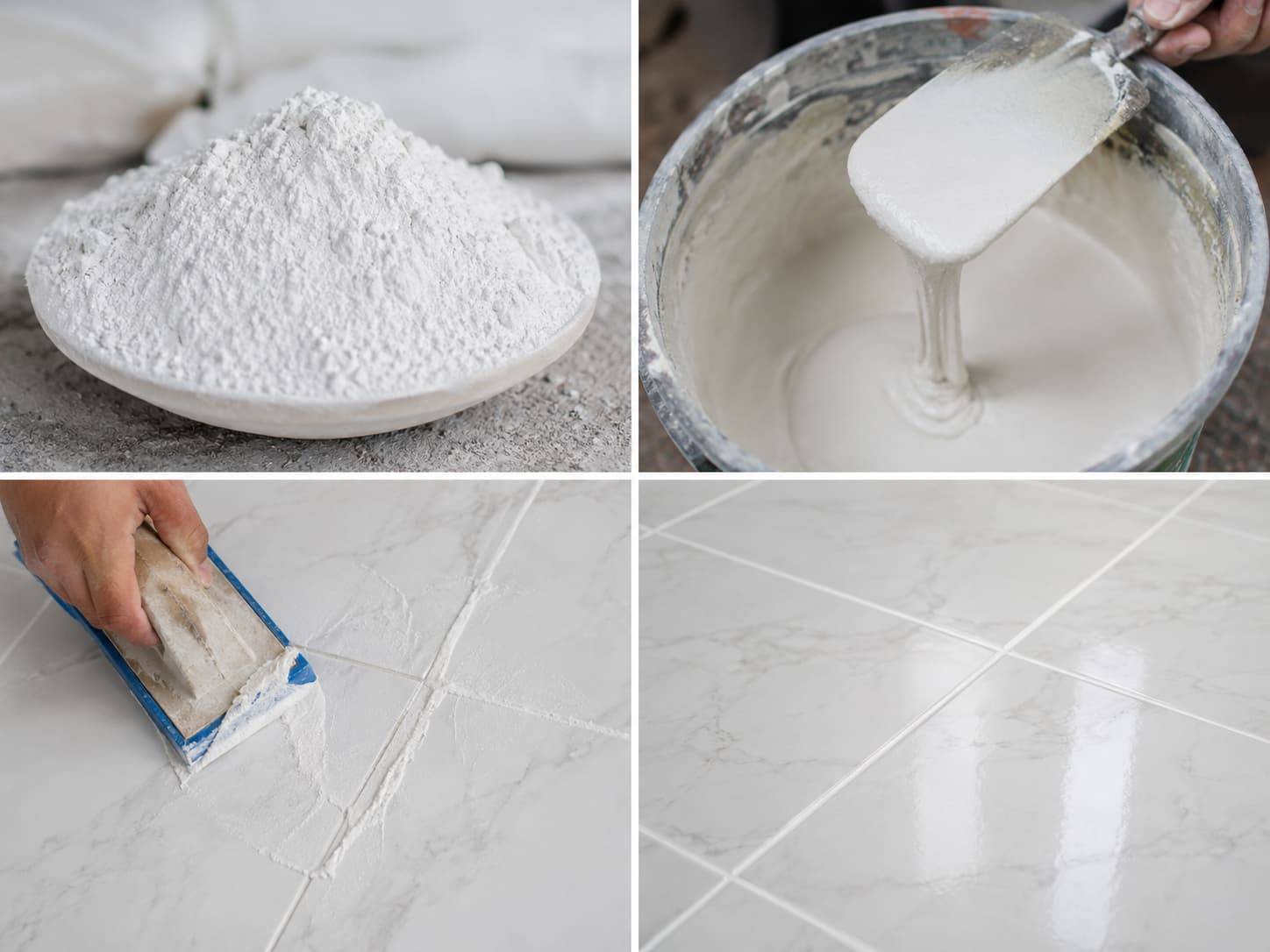 Cách pha xi măng trắng chà ron đúng tỷ lệ, dễ thi công