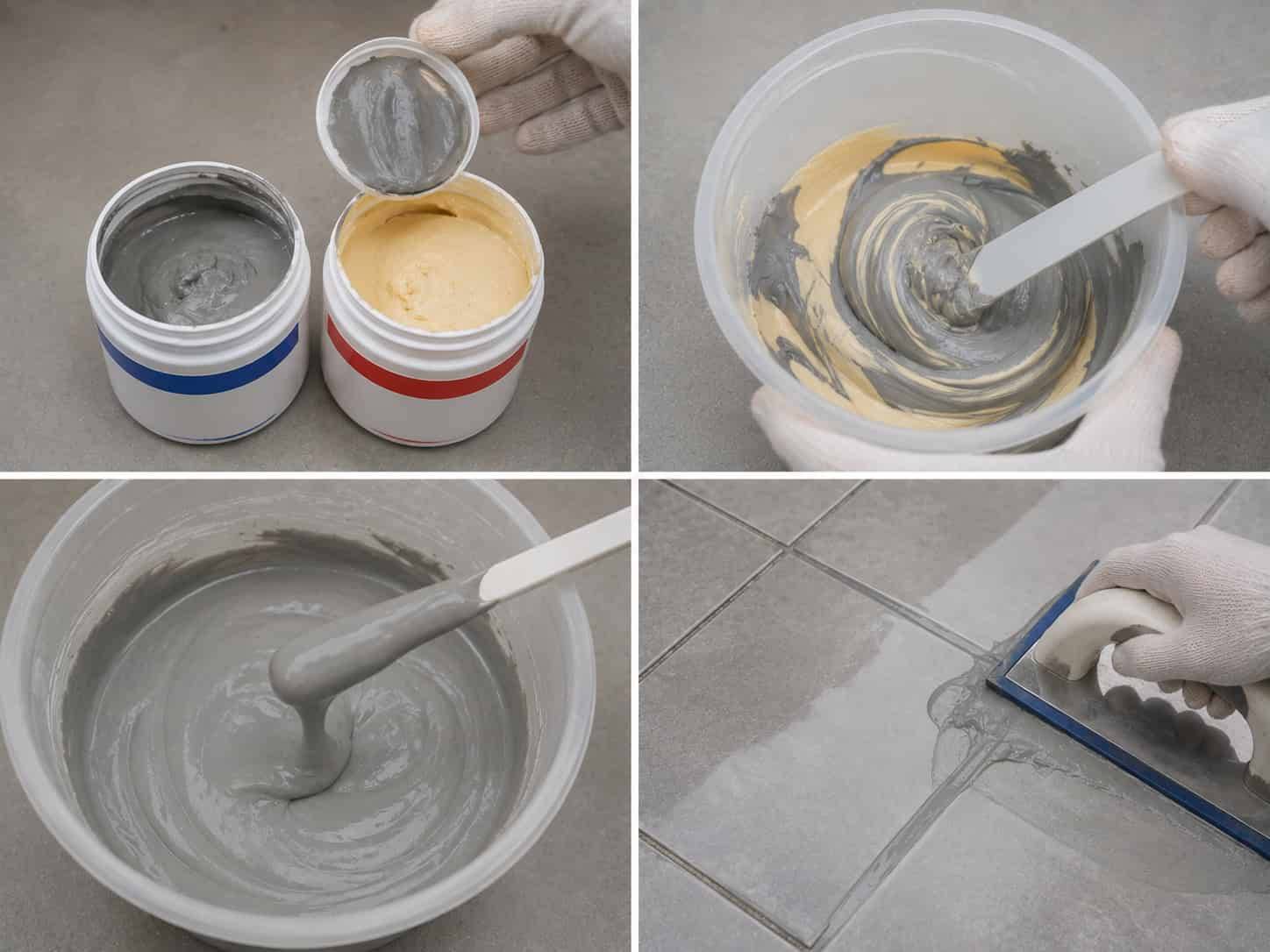 Cách pha xi măng trắng chà ron đúng tỷ lệ, dễ thi công
