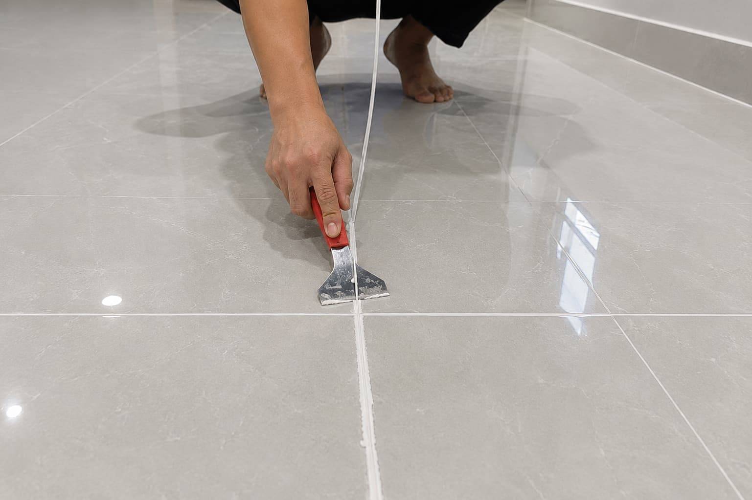Thi Công Keo Chít Mạch Epoxy 2 Thành Phần Đúng Kỹ Thuật