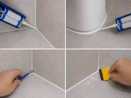 Cách thi công tại góc tường và vị trí khó thao tác