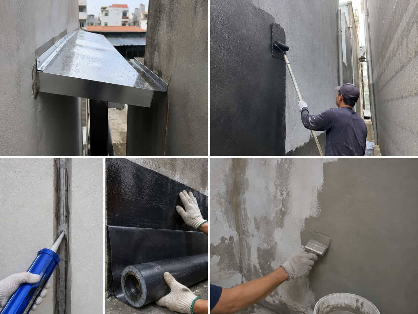 Chống Thấm Giáp Ranh 2 Nhà: Cách Xử Lý Tường Liền Kề Hiệu Quả