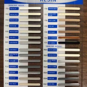 Bảng màu keo chít mạch Grano Resin