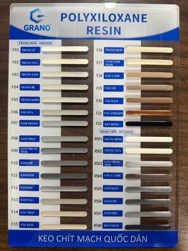 Keo Resin Grano – Keo Chít Mạch Grano Thế Hệ Mới