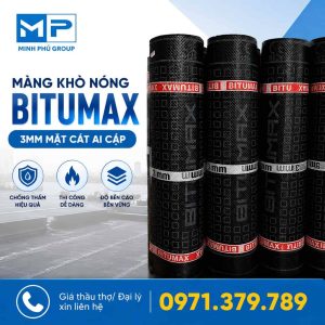 Màng khò Bitumax 3mm mặt cát