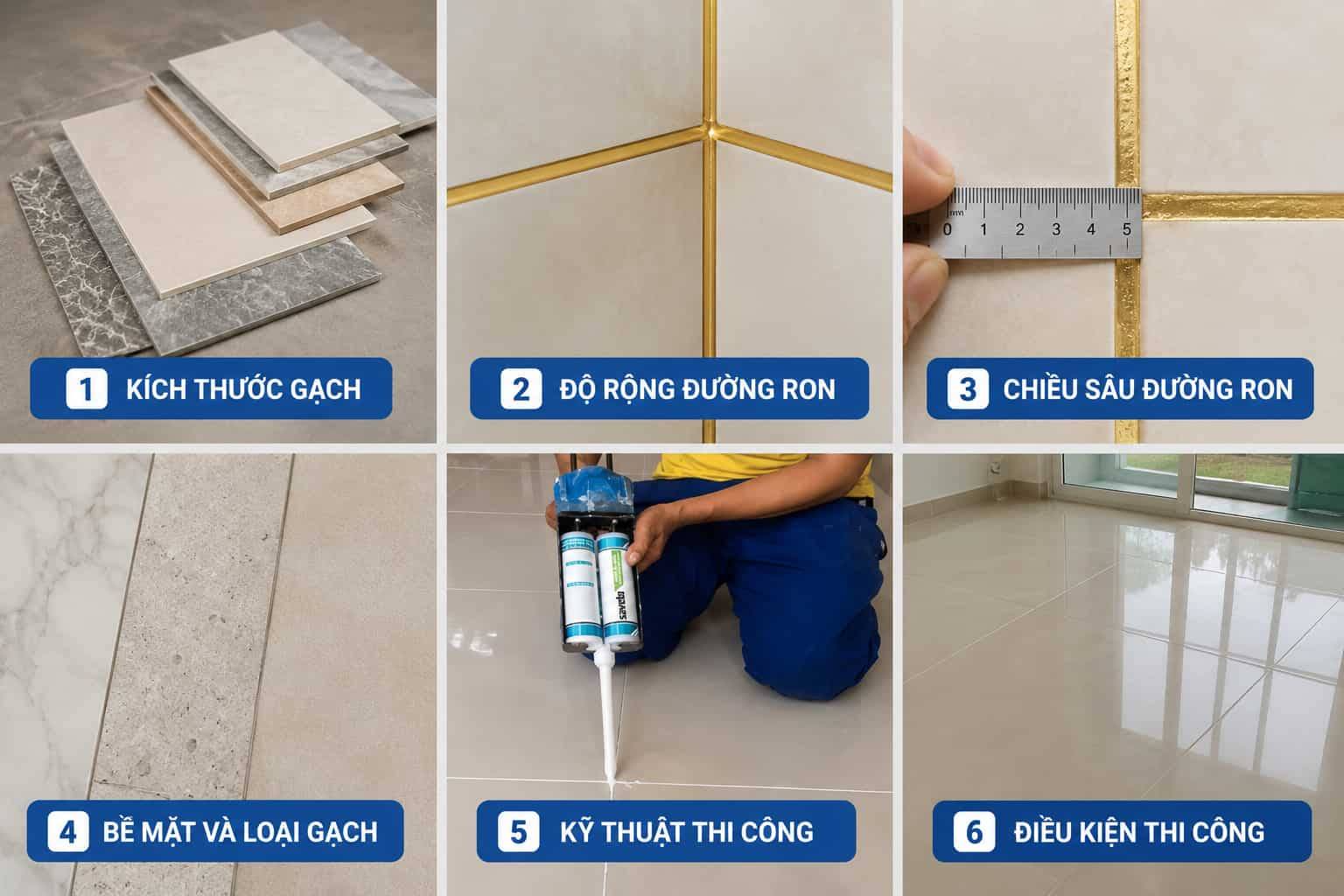 Công thức tính định mức keo chà ron chuẩn, dễ áp dụng