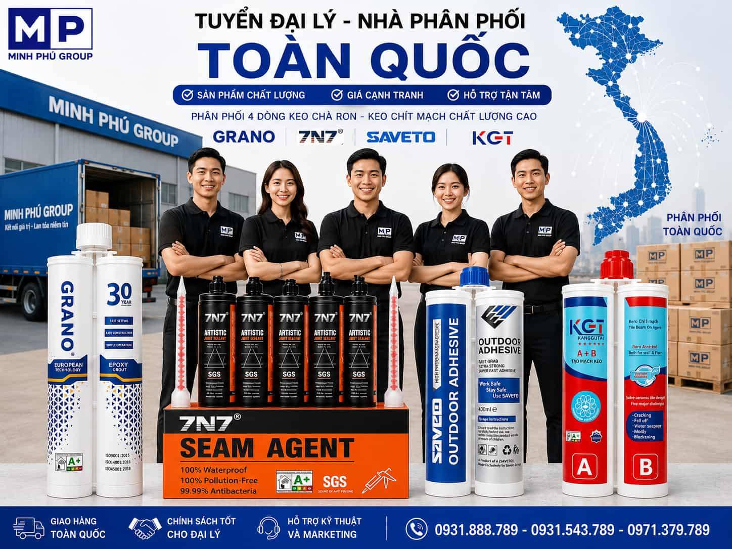 Giá Keo Chà Ron, Bảng giá Keo Chít Mạch Epoxy 2 Thành Phần