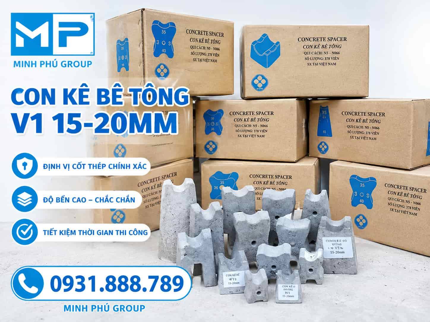 Con Kê Bê Tông V1 15/20mm – Viên Kê Bê Tông V1