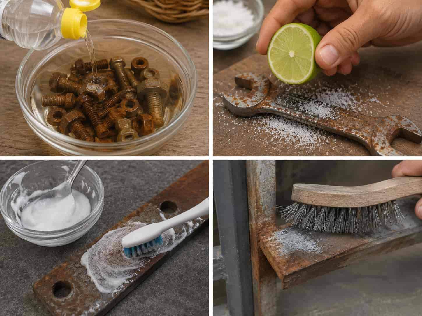 Các cách tẩy gỉ sét trên kim loại thực hiện tại nhà