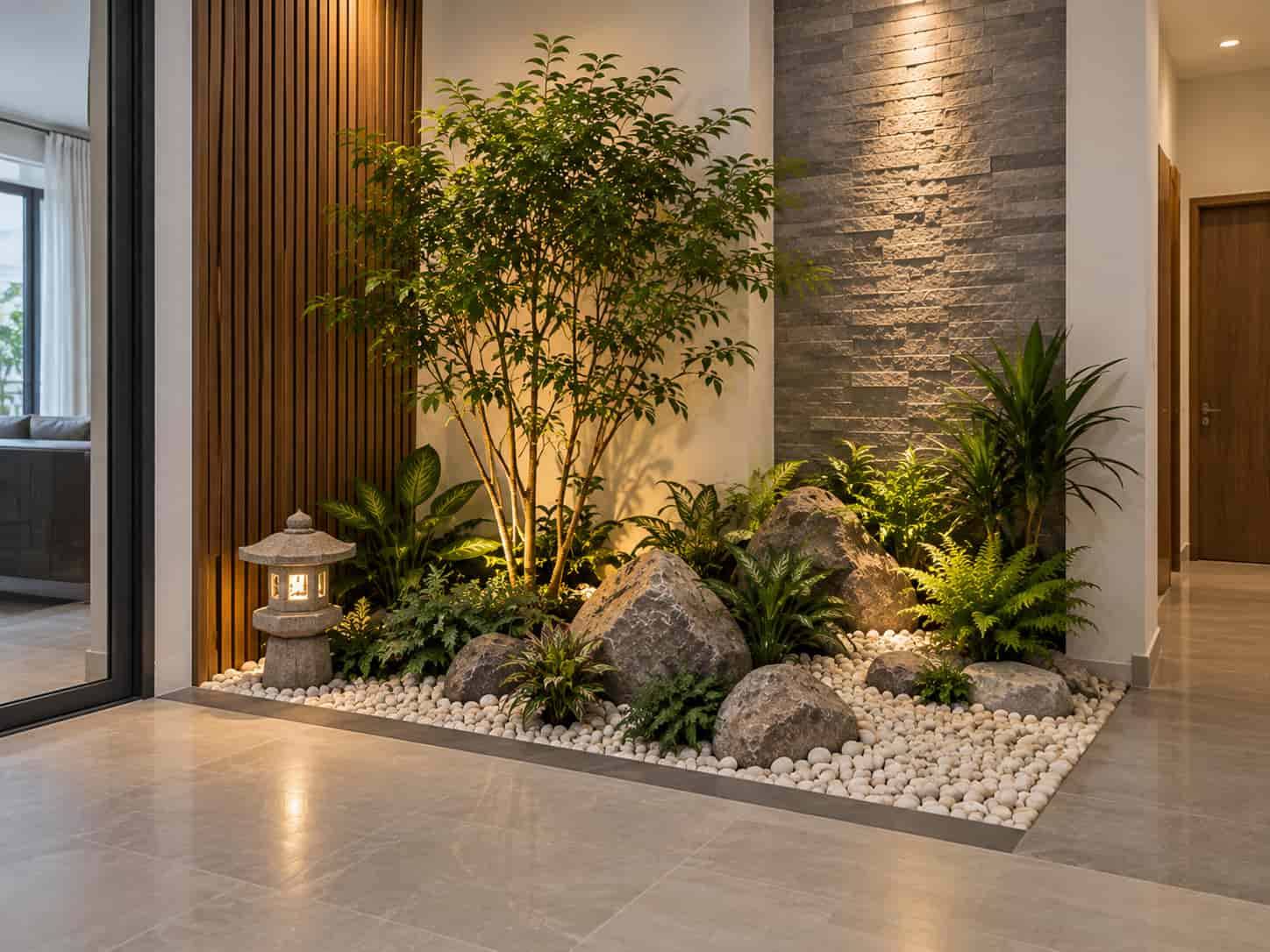 20 Ý Tưởng Tiểu Cảnh Trong Nhà Đẹp, Mini, Giếng Trời