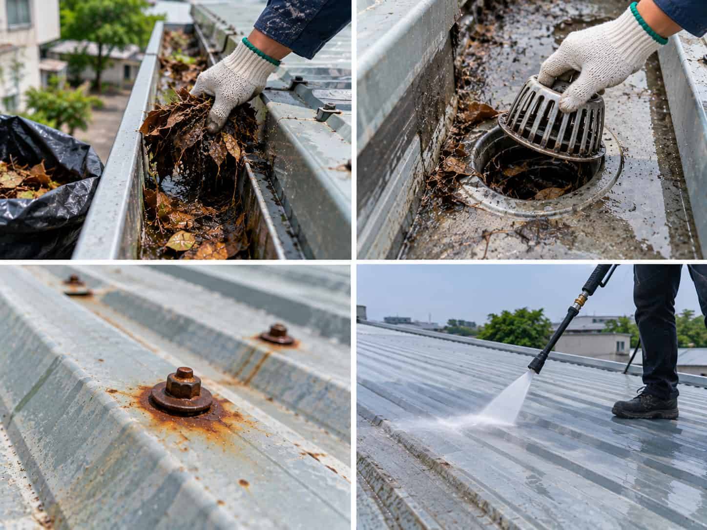 Vệ Sinh Mái Tôn Đúng Cách, Chống Gỉ Sét Và Thấm Dột