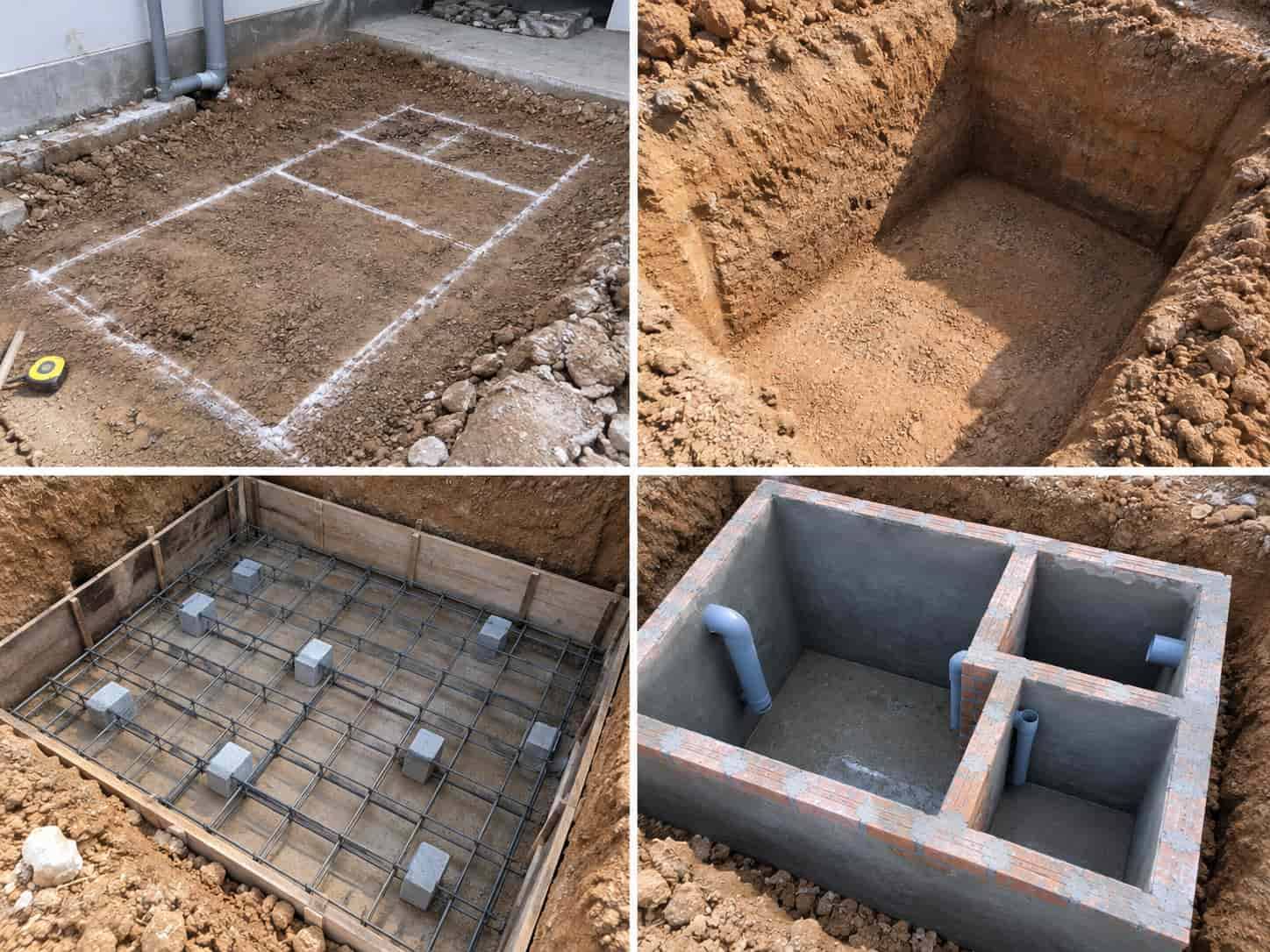 Cách Xây Bể Phốt 2, 3 Ngăn Đúng Kỹ Thuật Từng Bước