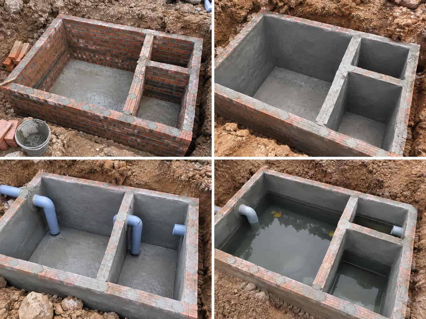 Cách Xây Bể Phốt 2, 3 Ngăn Đúng Kỹ Thuật Từng Bước