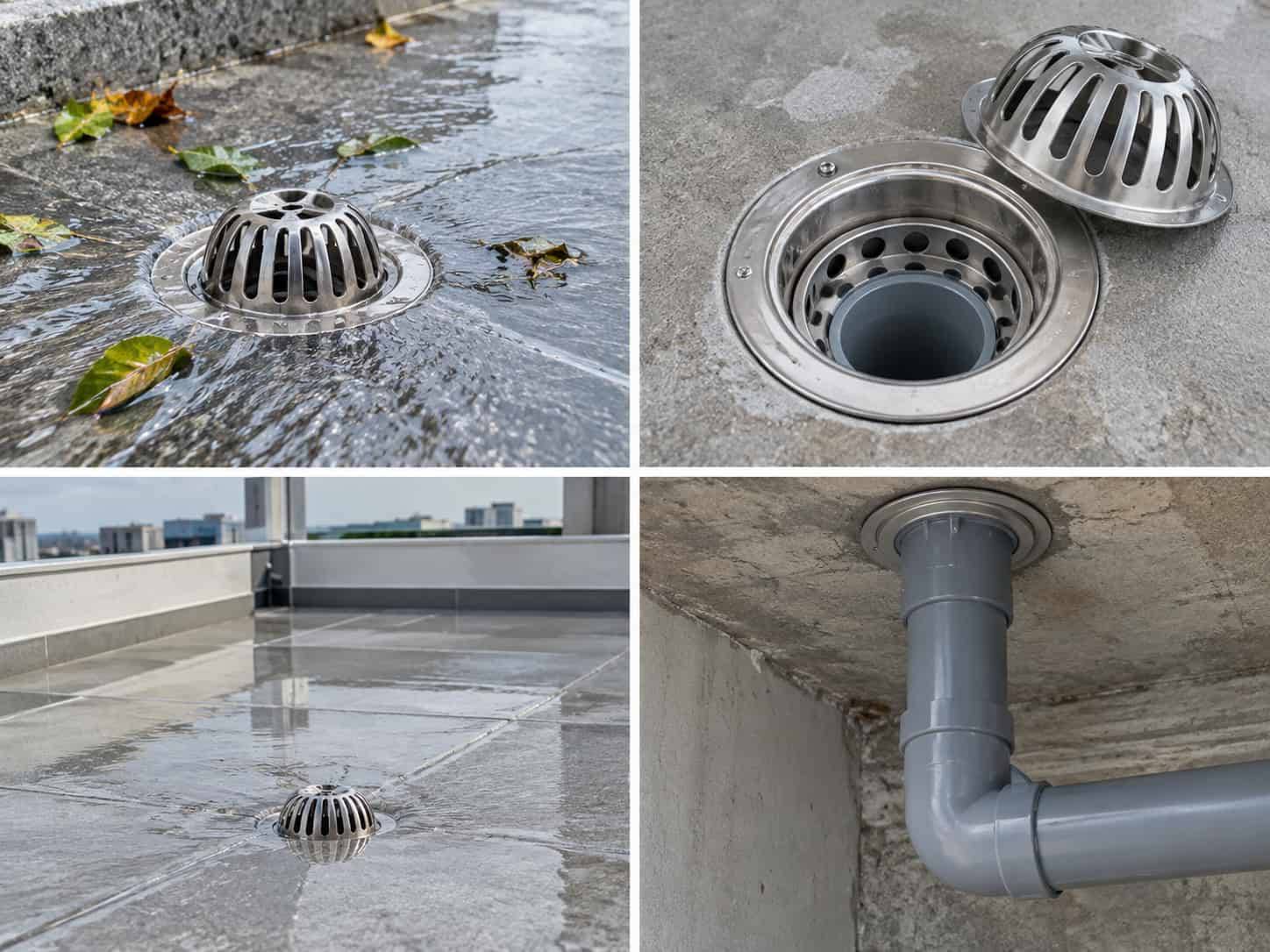 Phễu Thoát Sàn Sân Thượng: Cách Bố Trí, Lắp Đặt Đúng