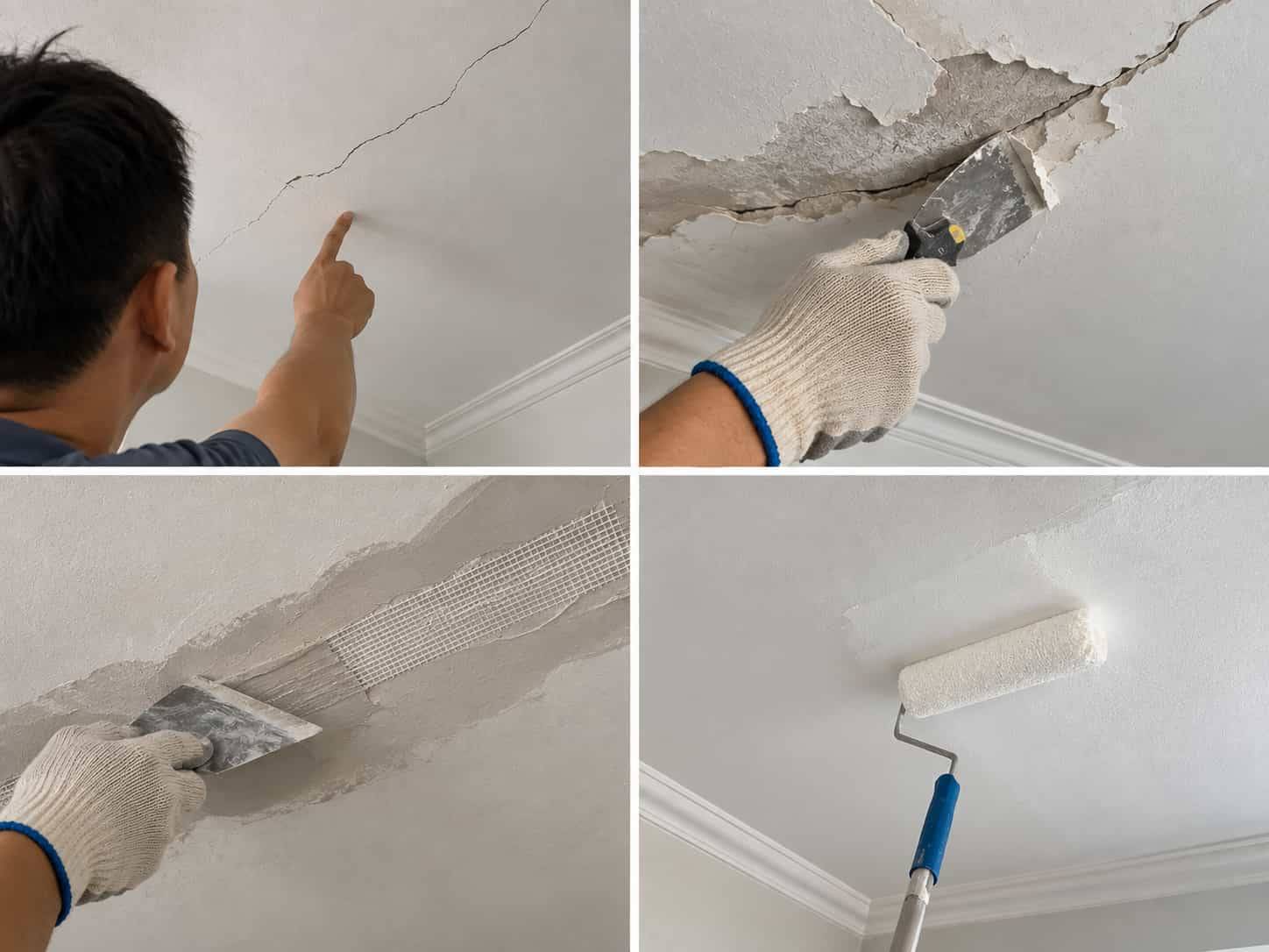 Nứt Trần Nhà Có Nguy Hiểm Không? Cách Xử Lý Tại Nhà