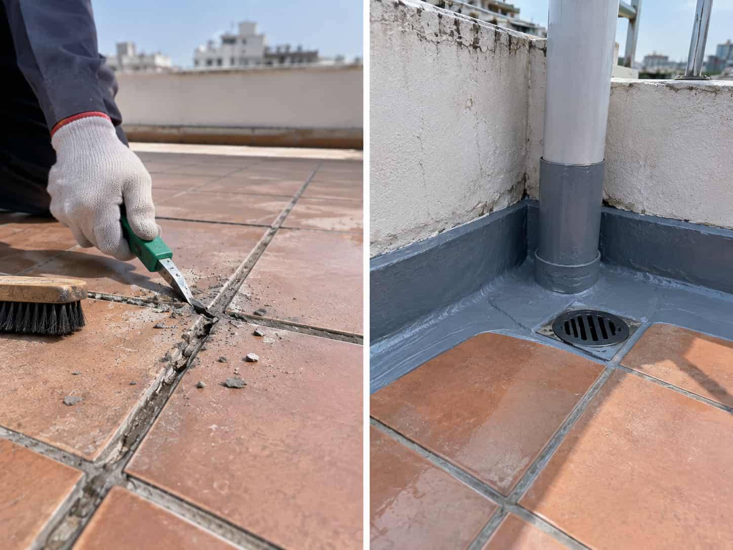 5 Cách Chống Thấm Sân Thượng Đã Lát Gạch Hiệu Quả
