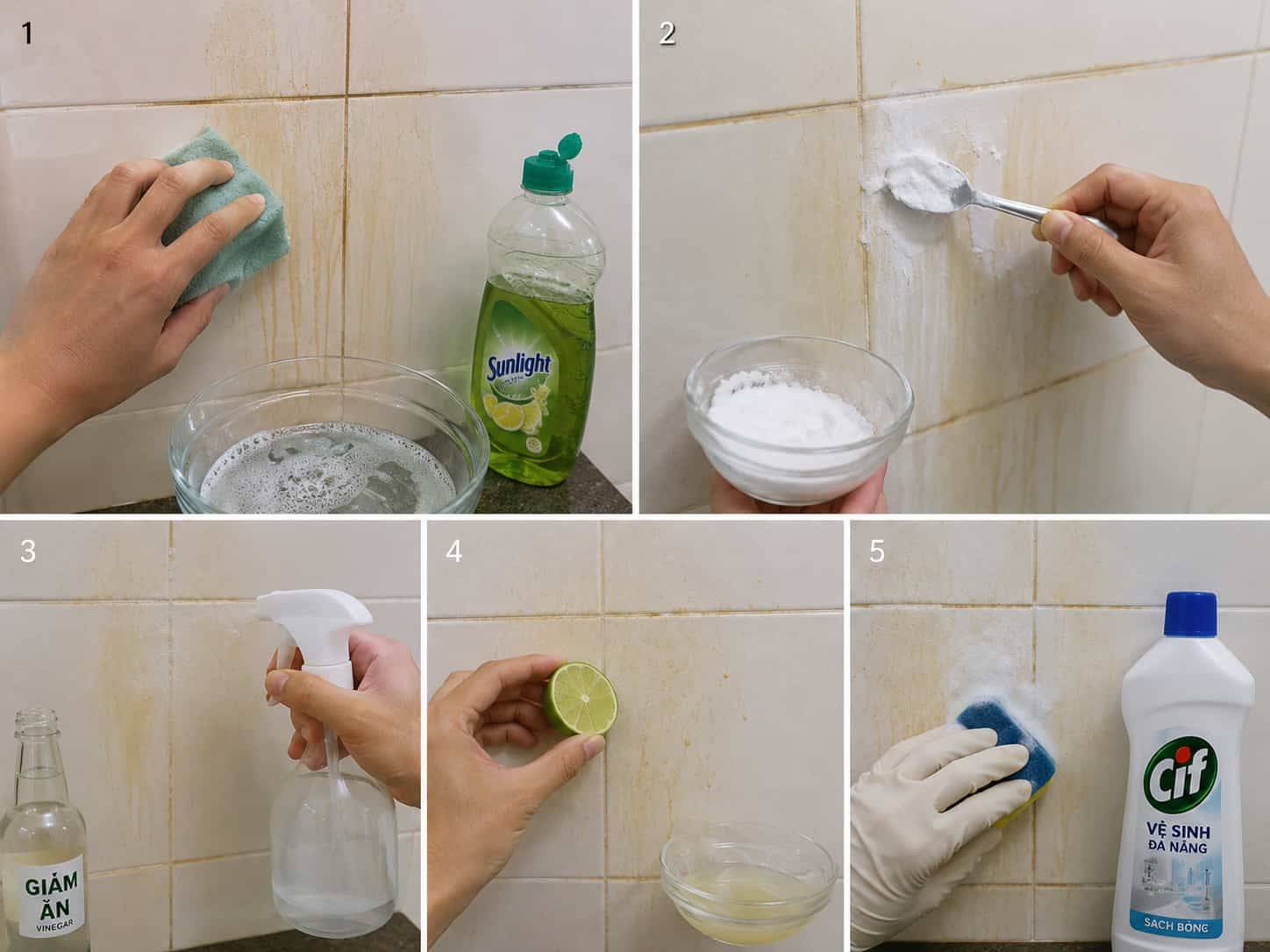 7 Cách Xử Lý Gạch Ốp Tường Bị Ố Vàng Tại Nhà, Hiệu Quả