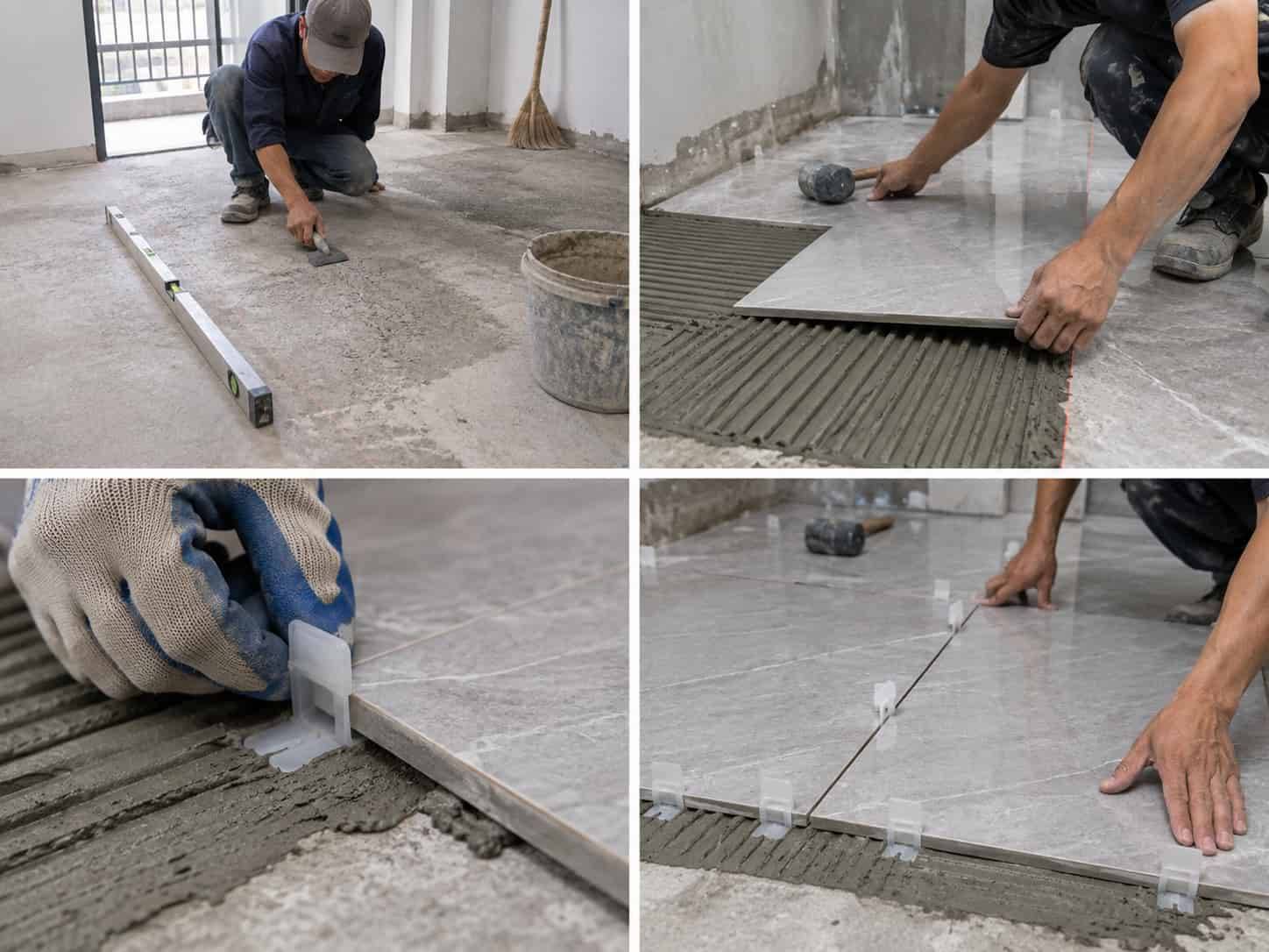 Cách Dùng Ke Cân Bằng Gạch Đúng Kỹ Thuật Theo 8 Bước