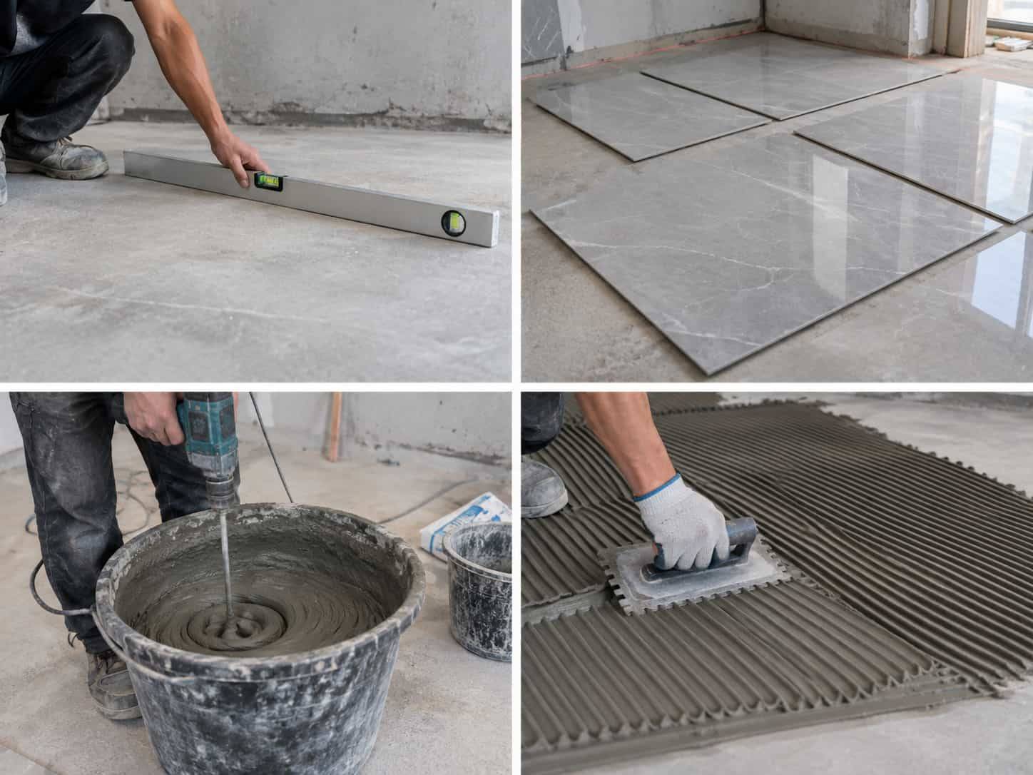 Cách Lát Gạch Khổ Lớn Đúng Kỹ Thuật Theo 9 Bước