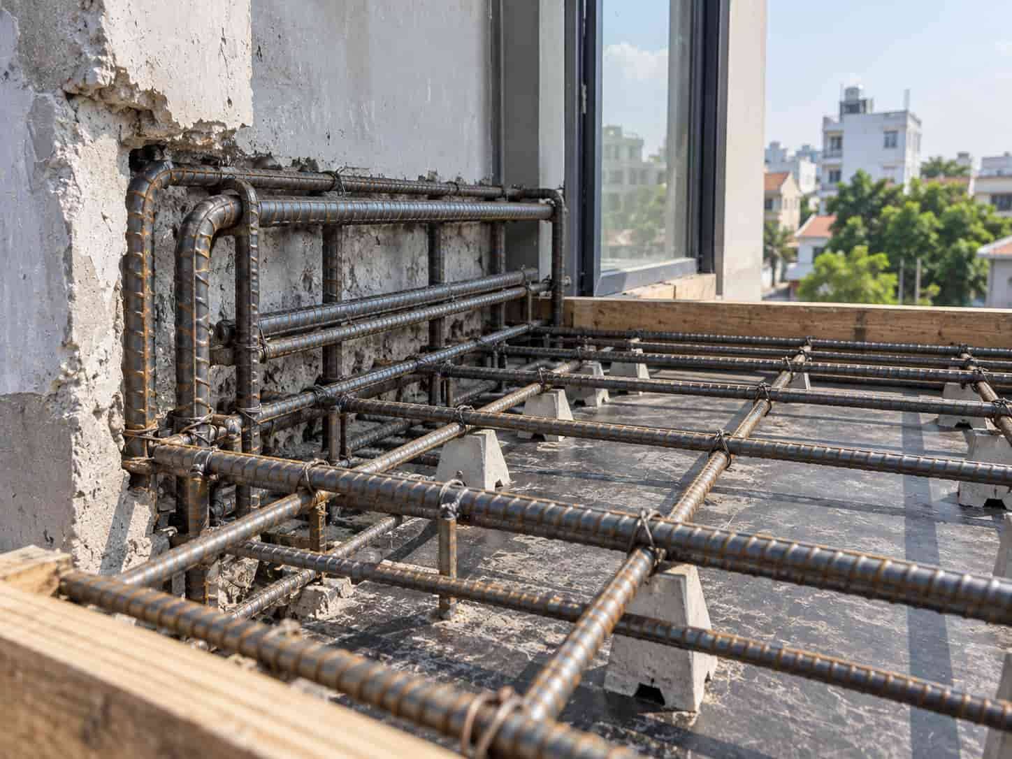 Cách Bố Trí Thép Sàn Ban Công Đúng Kỹ Thuật