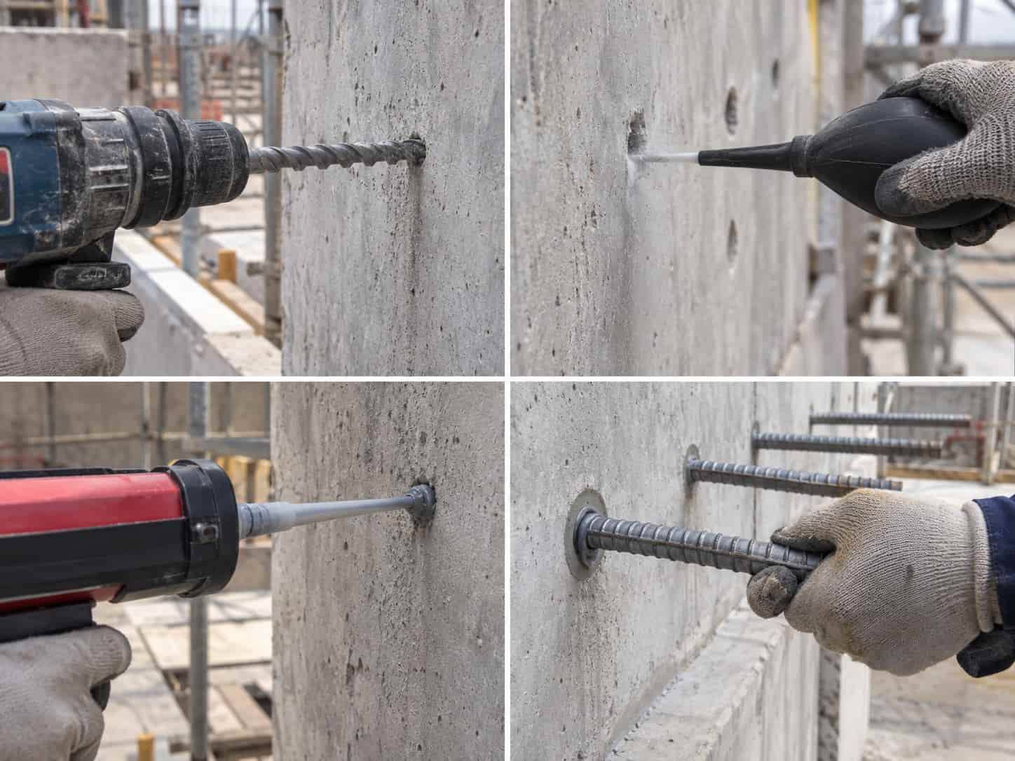 Keo Cấy Sắt Vào Bê Tông Là Gì? Cách Cấy Thép Đúng Kỹ Thuật