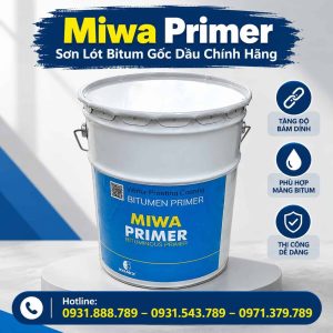 Miwa Primer – Sơn Lót Bitum Gốc Dầu Chính Hãng
