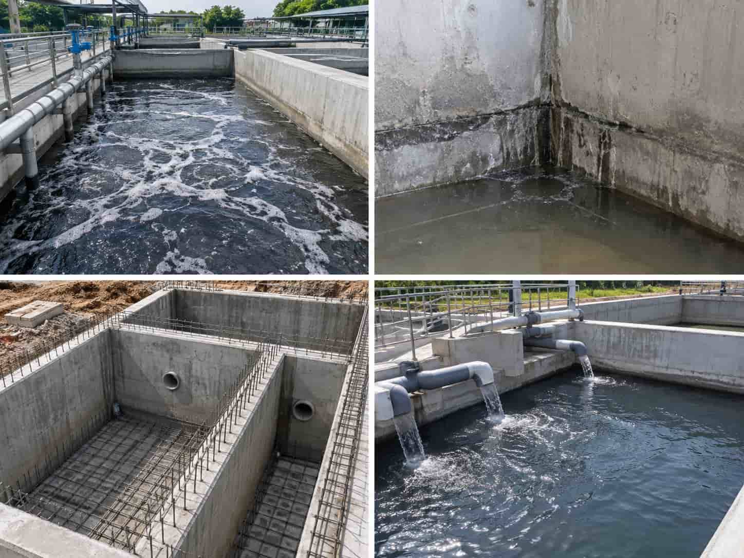 Vì sao cần chống thấm bể nước thải
