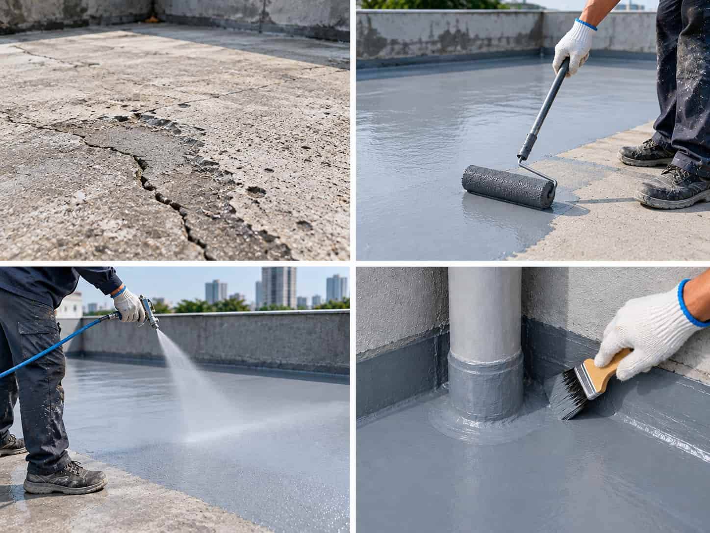 Yếu tố ảnh hưởng định mức sơn chống thấm