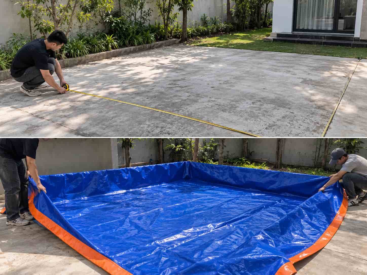 Cách Làm Hồ Bơi Mini Tại Nhà Bằng Bạt, Đơn Giản, Dễ Làm
