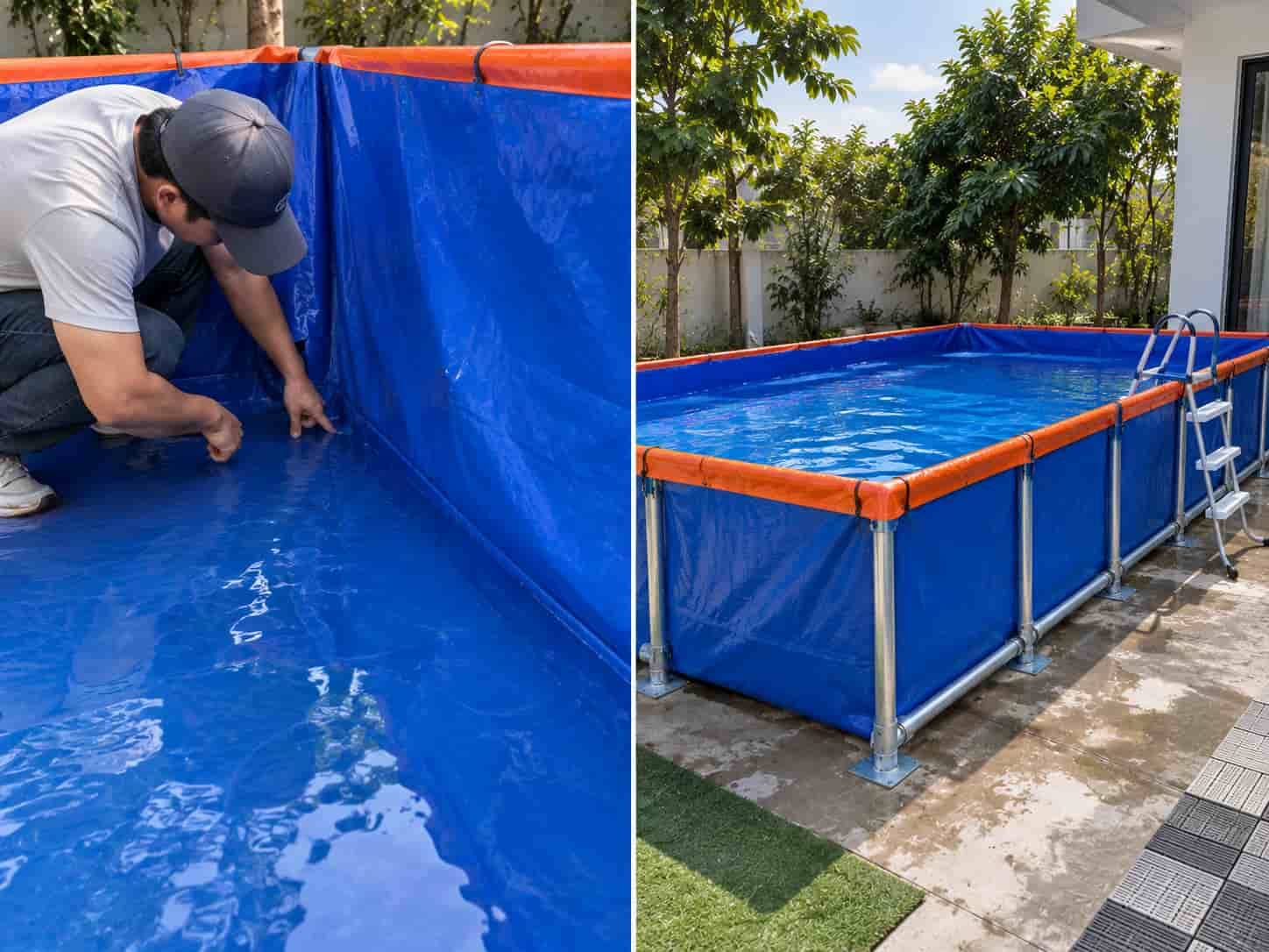 Cách Làm Hồ Bơi Mini Tại Nhà Bằng Bạt, Đơn Giản, Dễ Làm