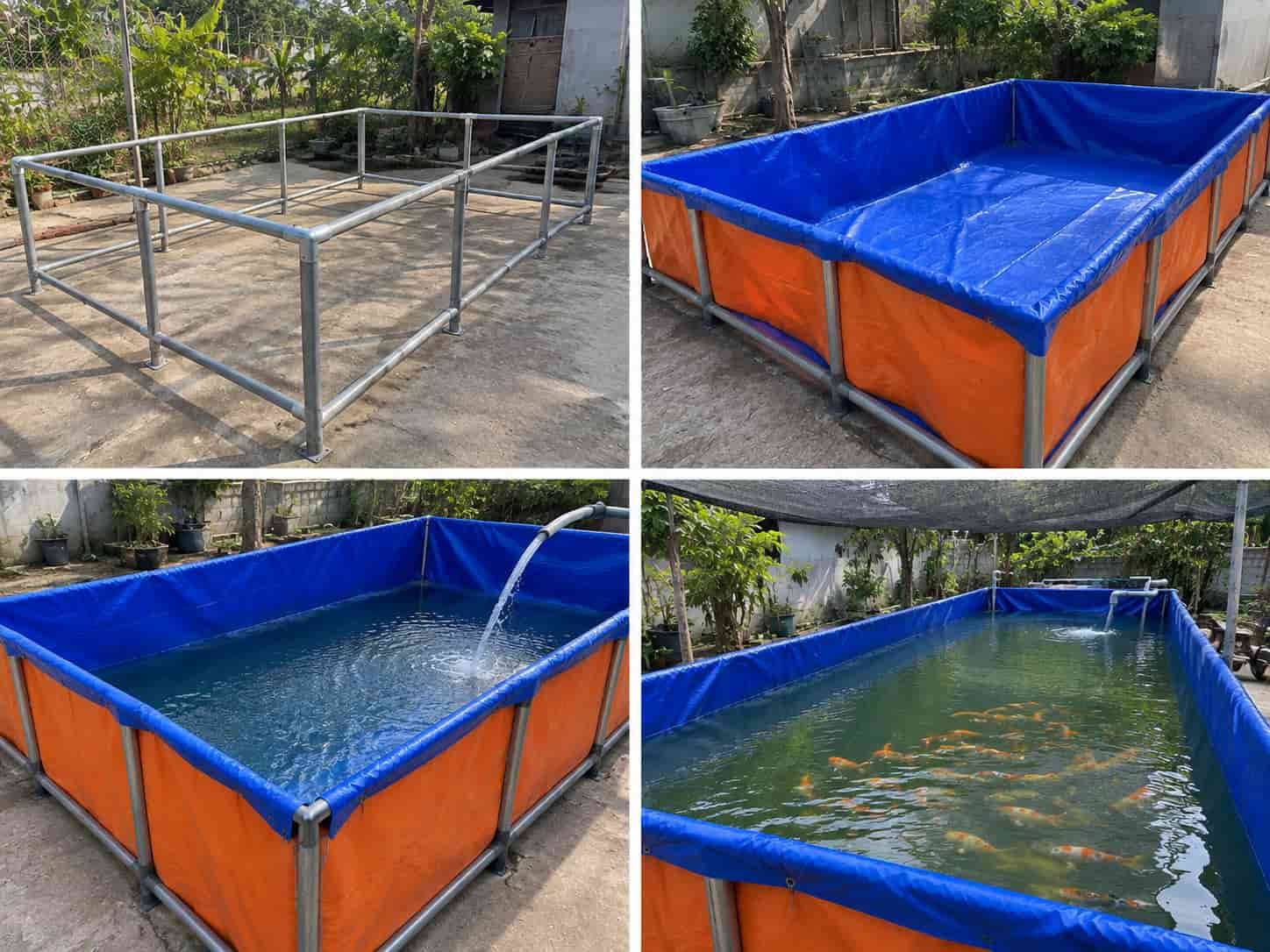 Cách Làm Hồ Bạt Nuôi Cá: Hướng Dẫn Lót Bạt Từng Bước